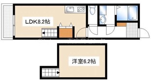 アメニティ庚午の物件間取画像